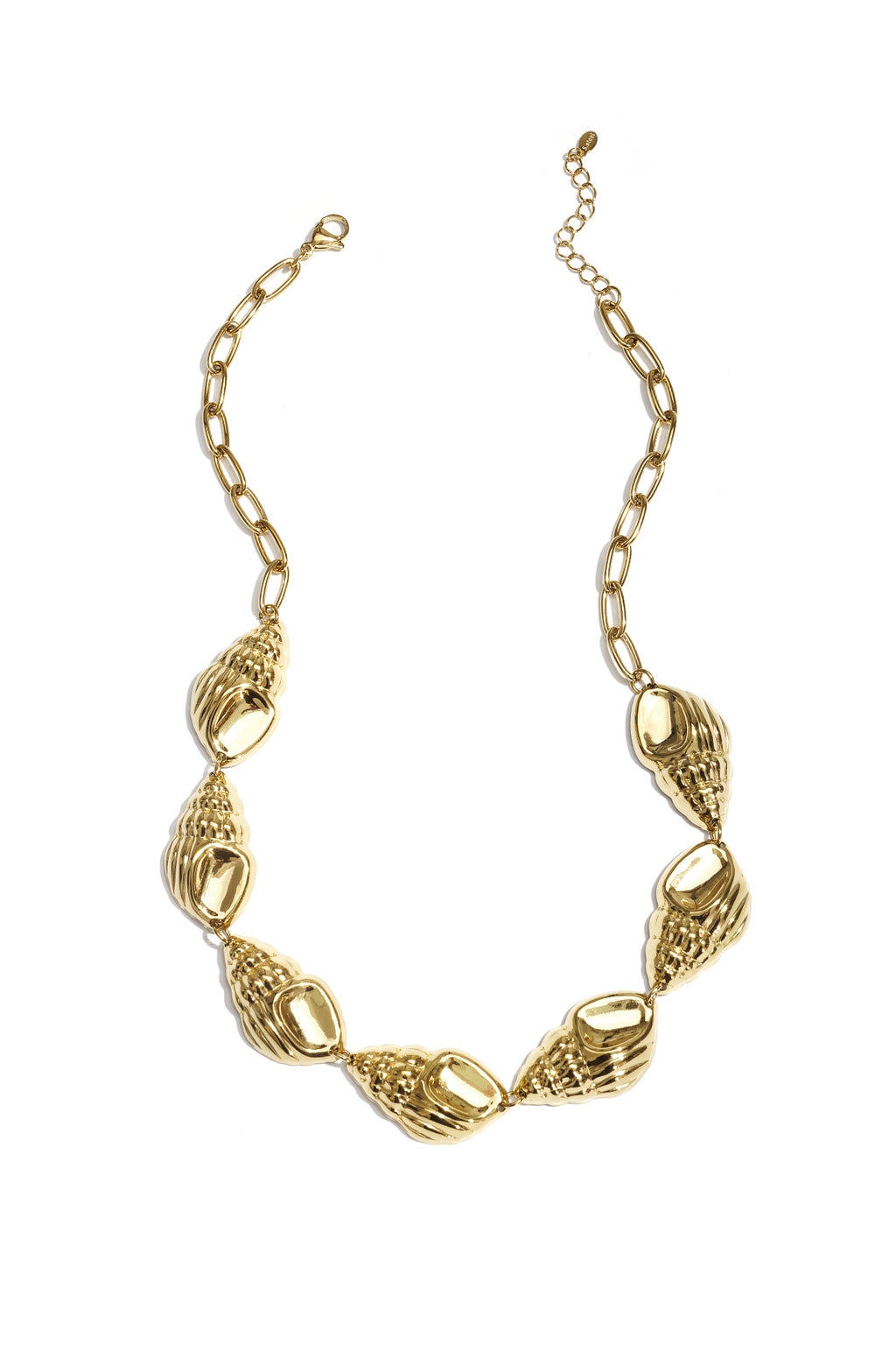 Collier statement orné de gros coquillages - 63838