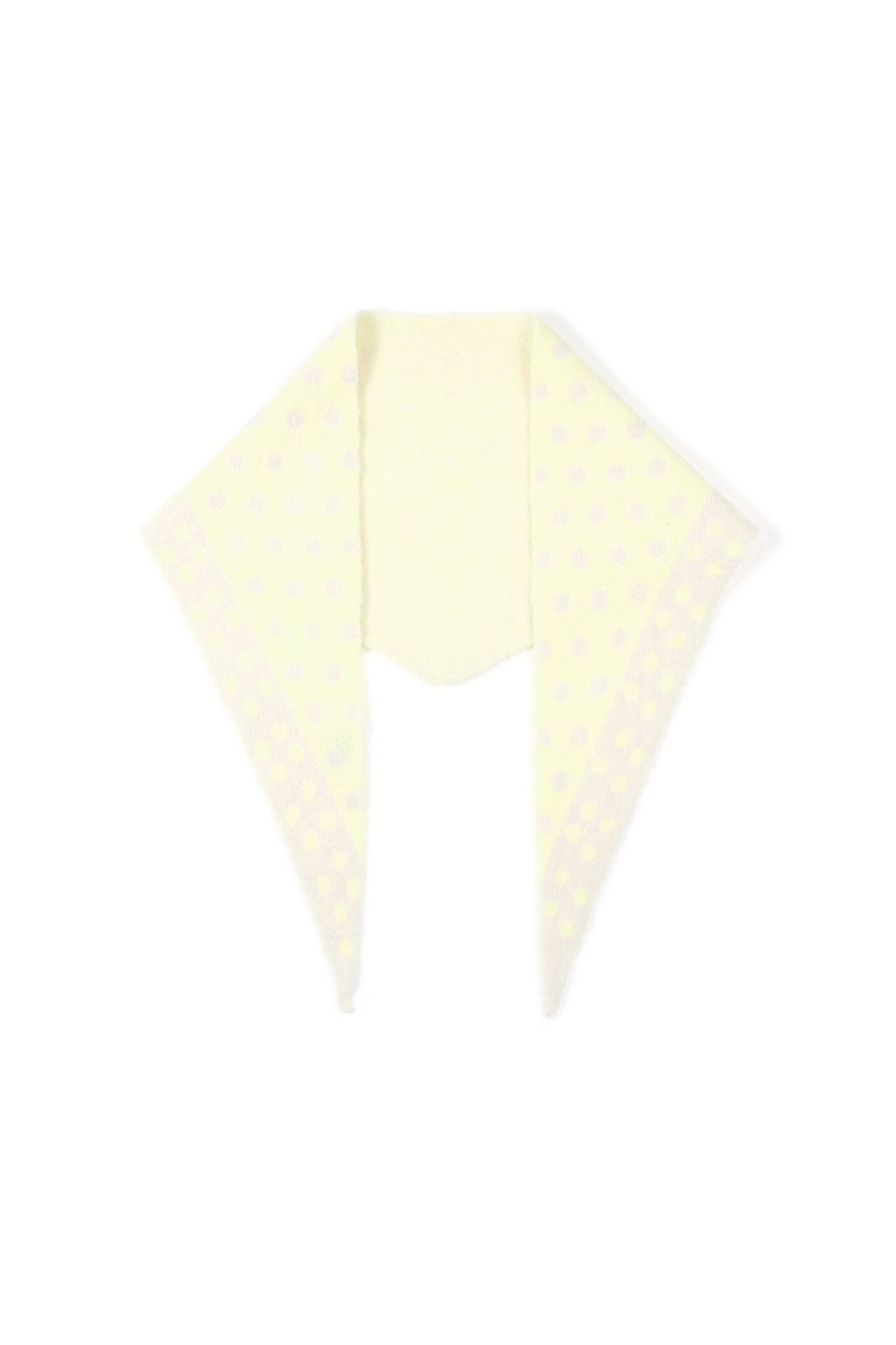 Écharpe triangulaire à pois fins - 64202
