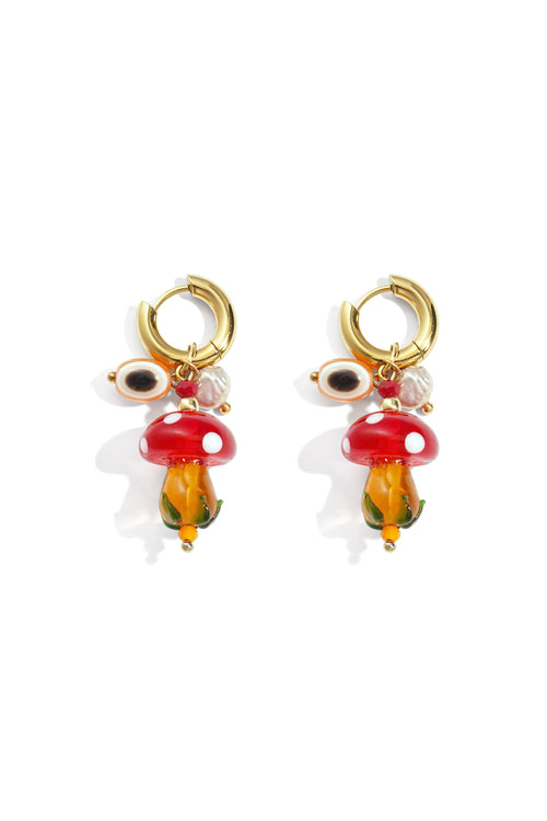 Boucles d'oreilles pendantes en acier inoxydable, série « plante », décontractée, simple et quotidienne, bijoux pour femmes