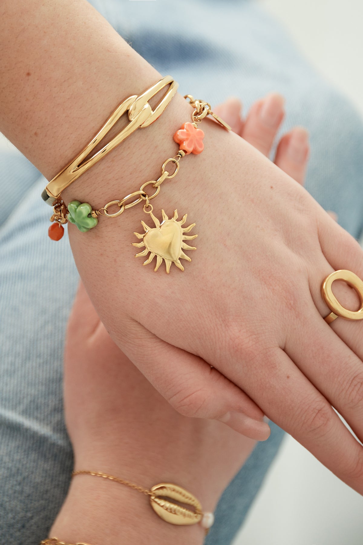 bracelet couture charm