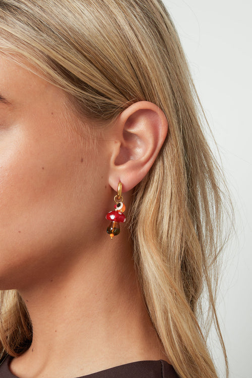 Boucles d'oreilles pendantes en acier inoxydable, série « plante », décontractée, simple et quotidienne, bijoux pour femmes