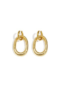 Boucles d'oreilles Créole ovale - 63896