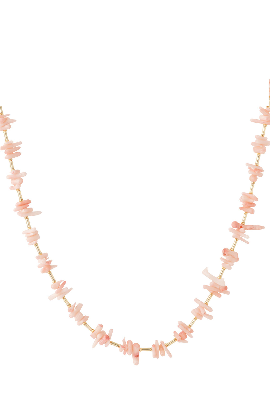 Collier à breloques corail