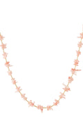 Collier à breloques corail