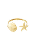 Bracelet coquillage et étoile de mer