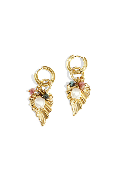 Boucles d'oreilles Feuille  Casual Daily - 55672