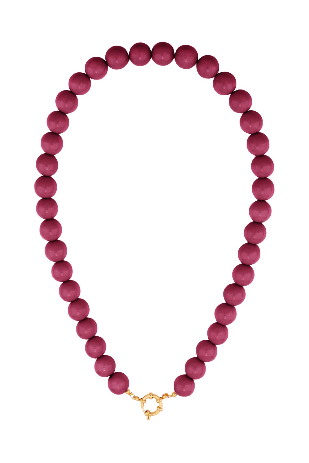 Collier de perles avec fermeture sur le devant - 49130