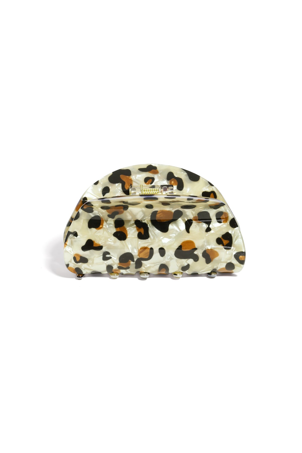 Pinces à cheveux en acrylique imprimé léopard, accessoires quotidiens