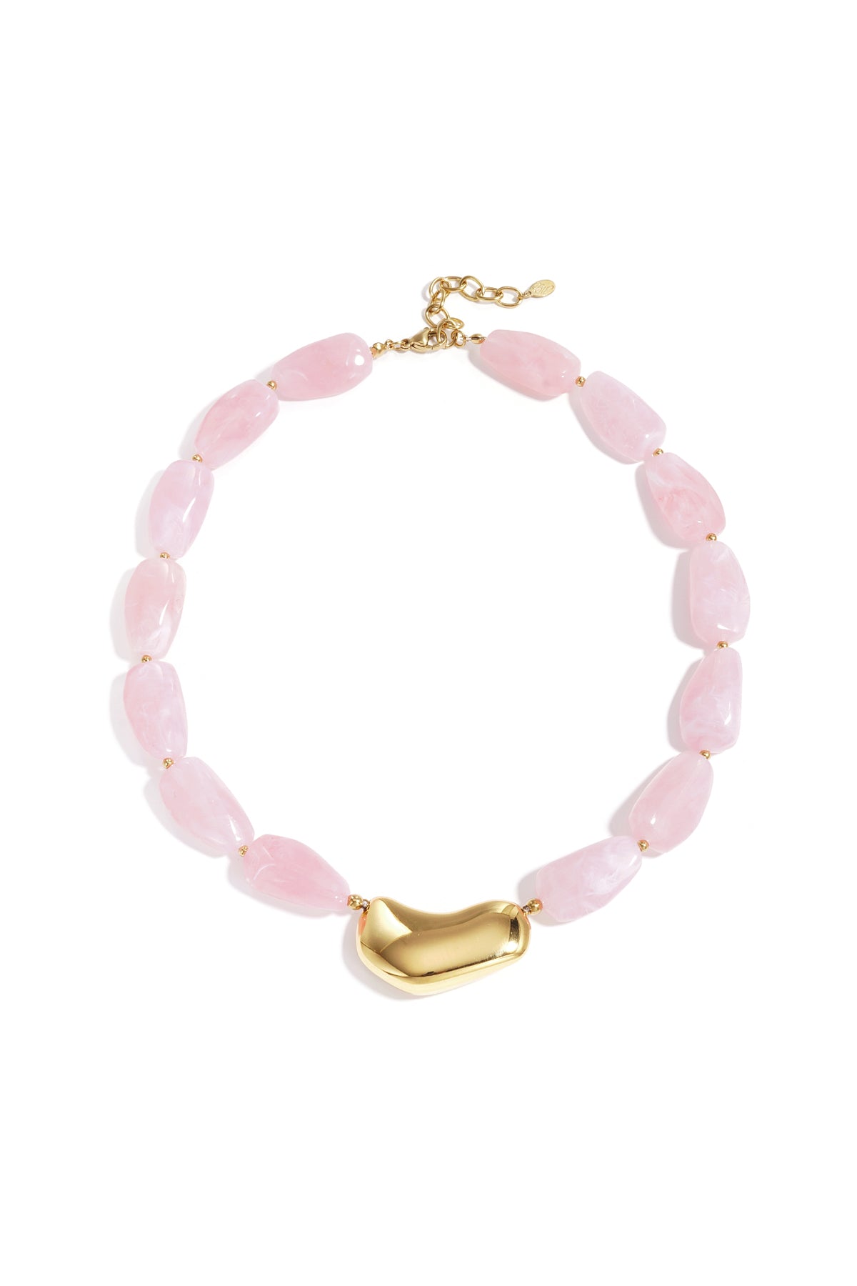 Collier avec perle asymétrique imposante