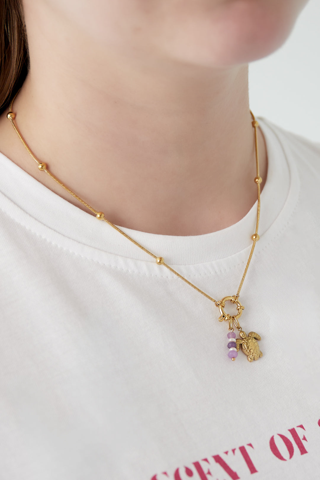 Collier DIY Tortue