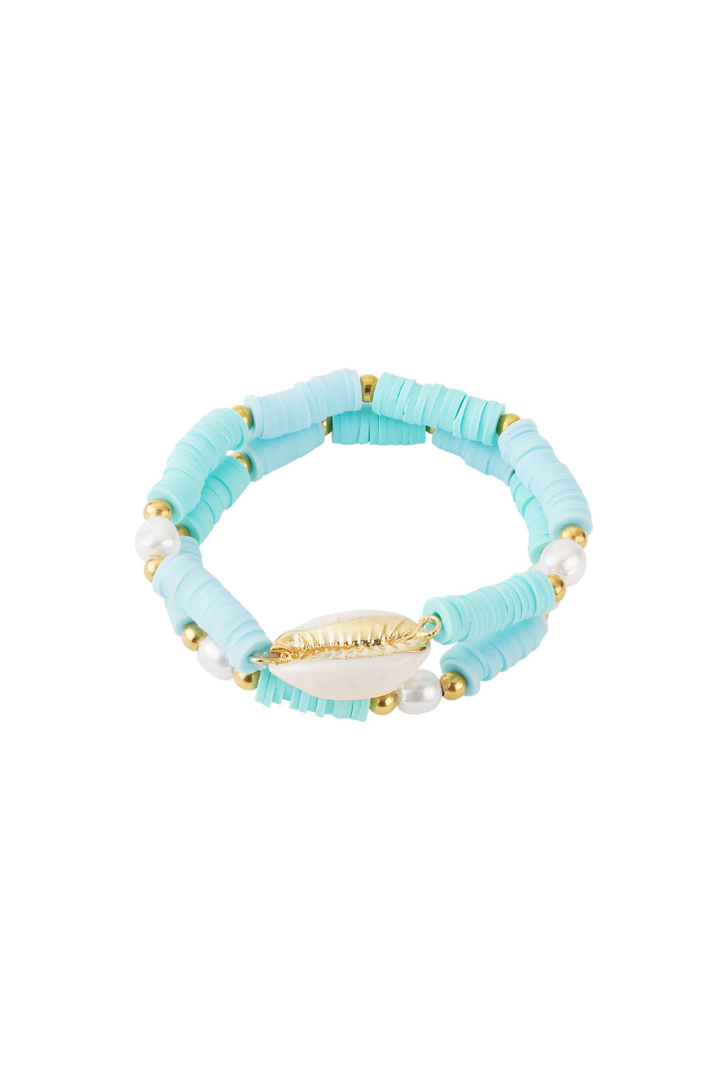 Bracelet coquillage en fleurs