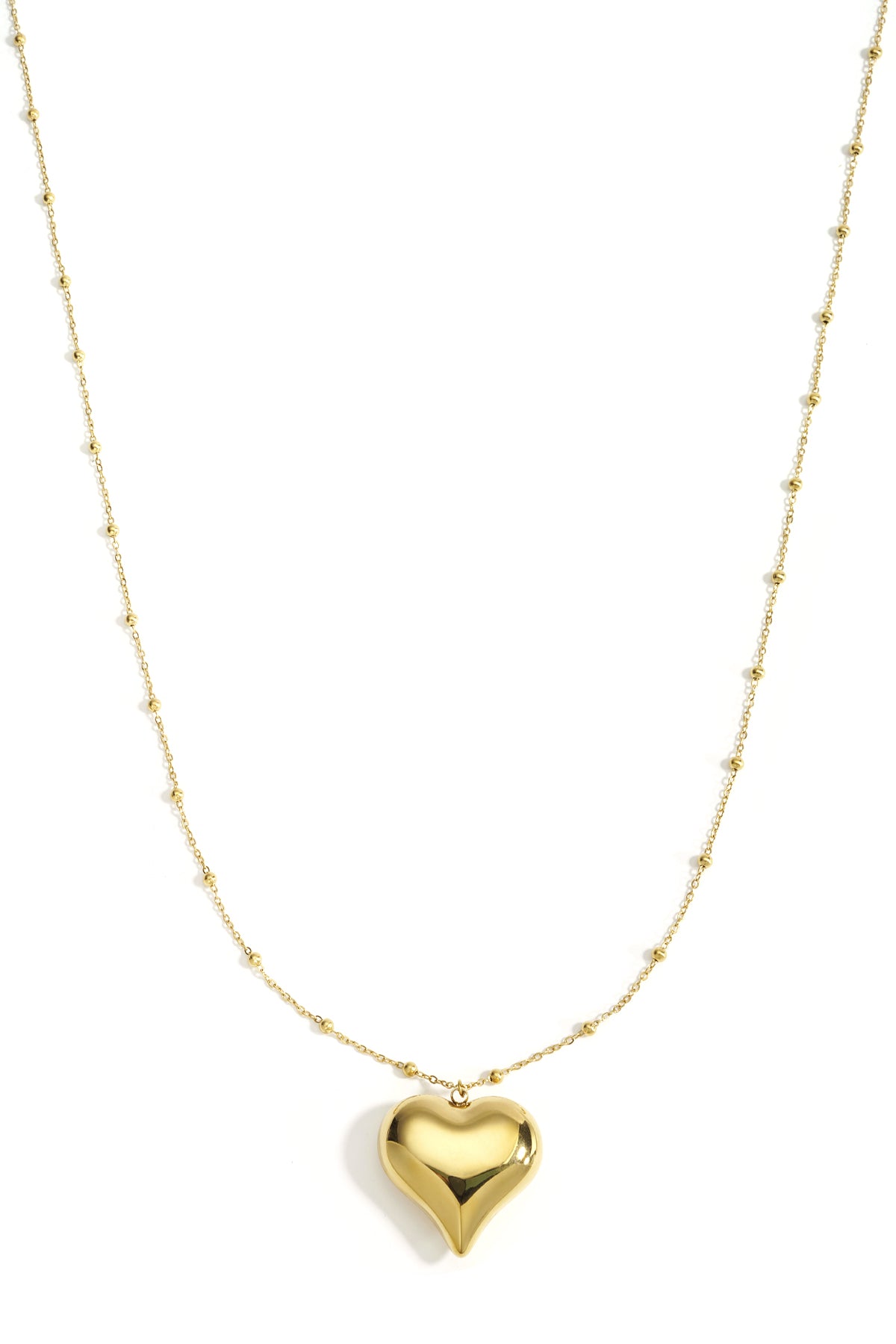 Colliers longs style cœur - 56132