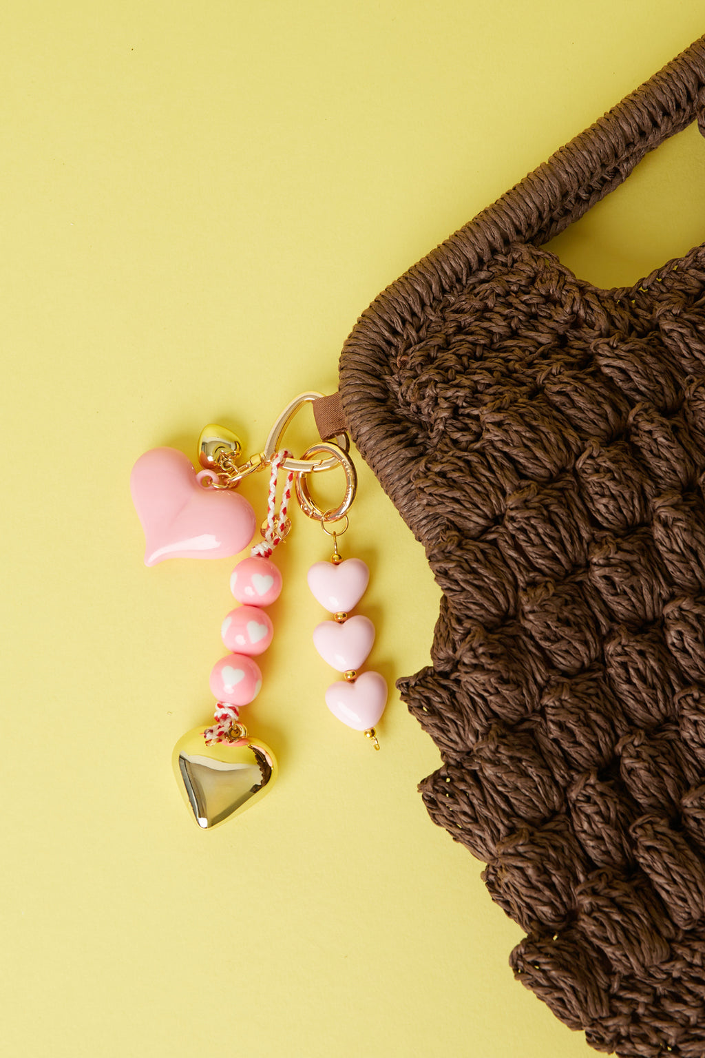 Breloques de sac en forme de cœur - 63470