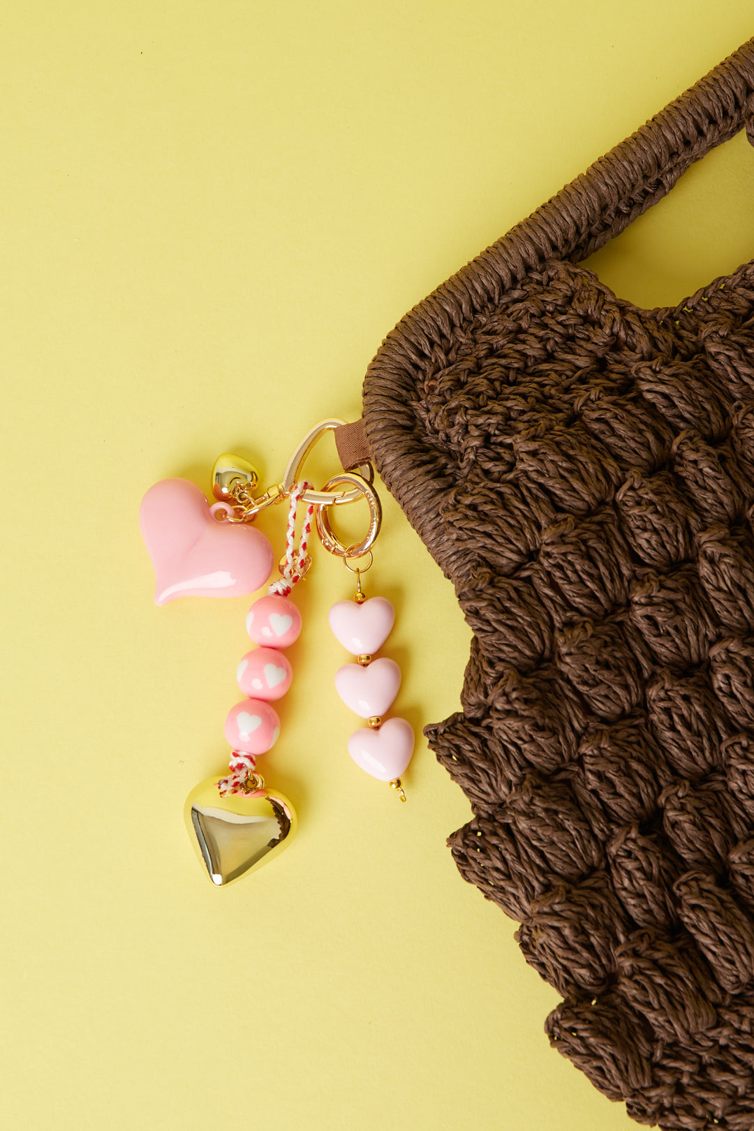 Breloques de sac en forme de cœur - 63470