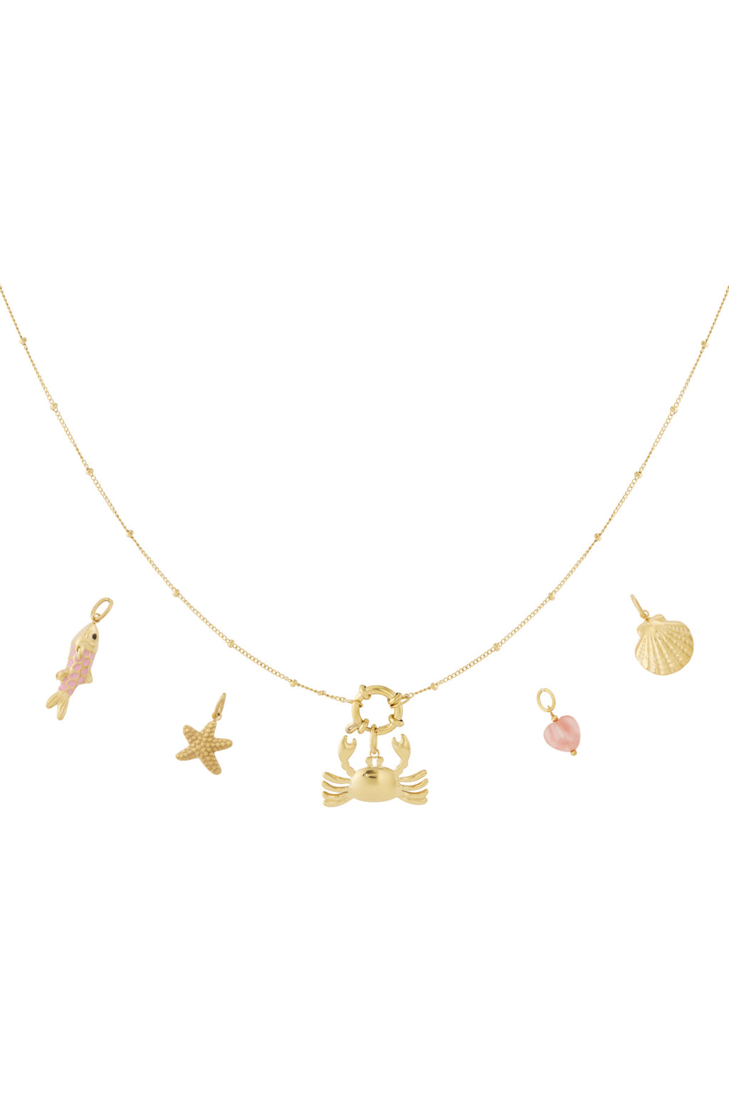 Collier DIY en forme de crabe