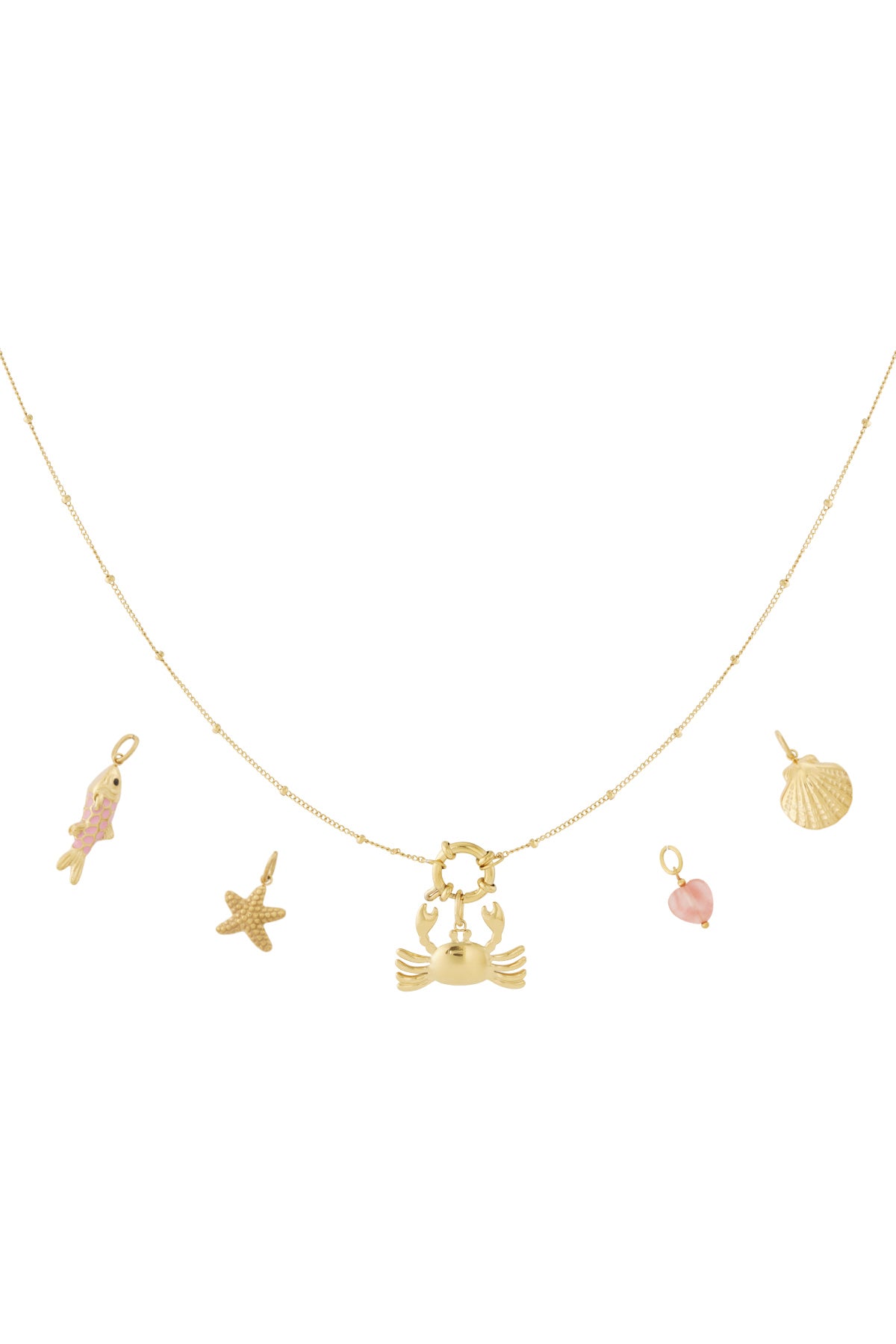 Collier DIY en forme de crabe