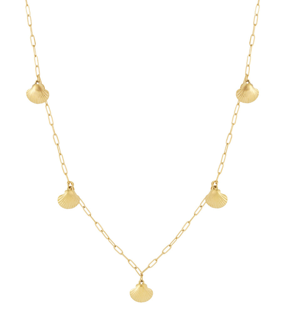 Collier long coquillage