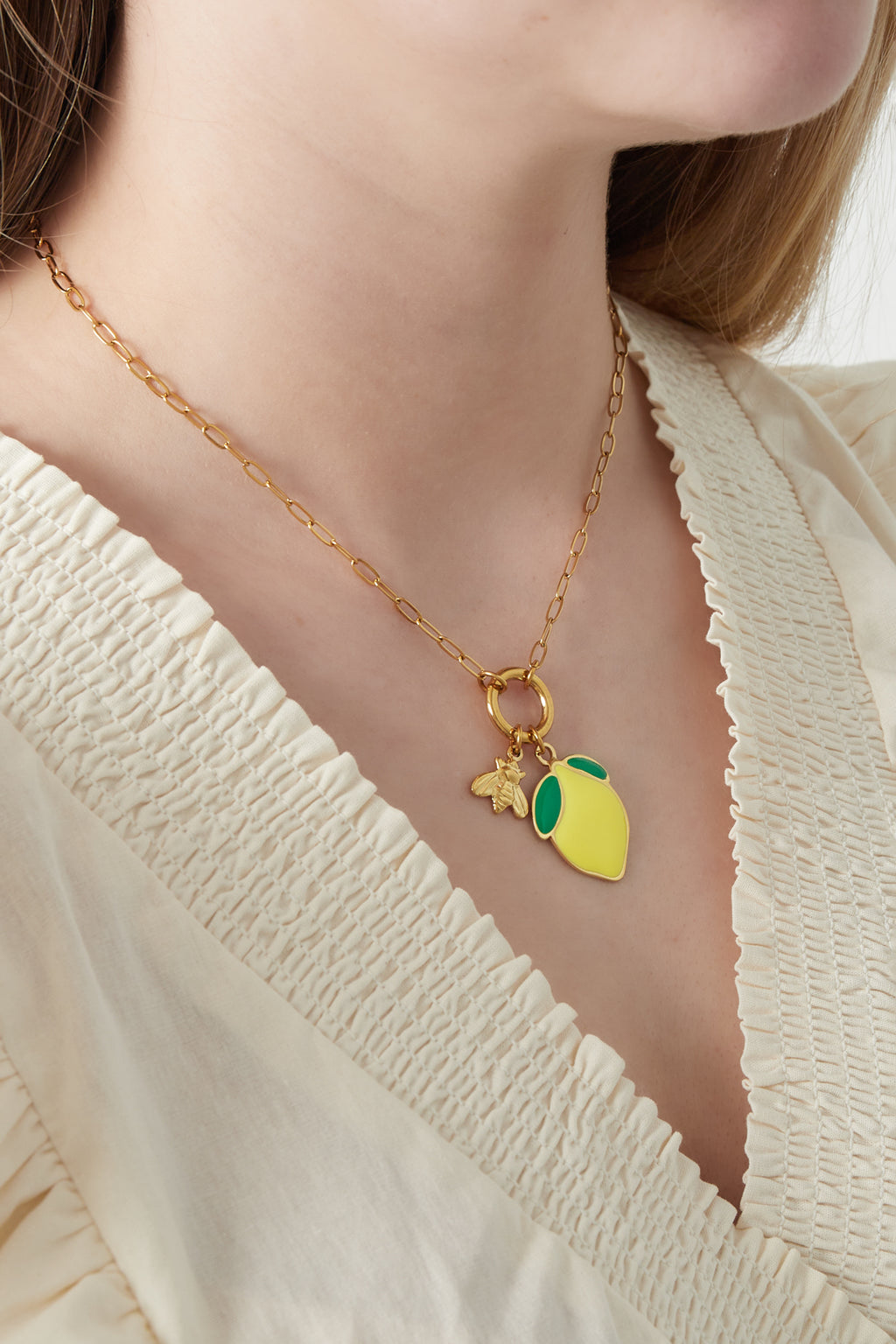 Collier fleur de citronnier