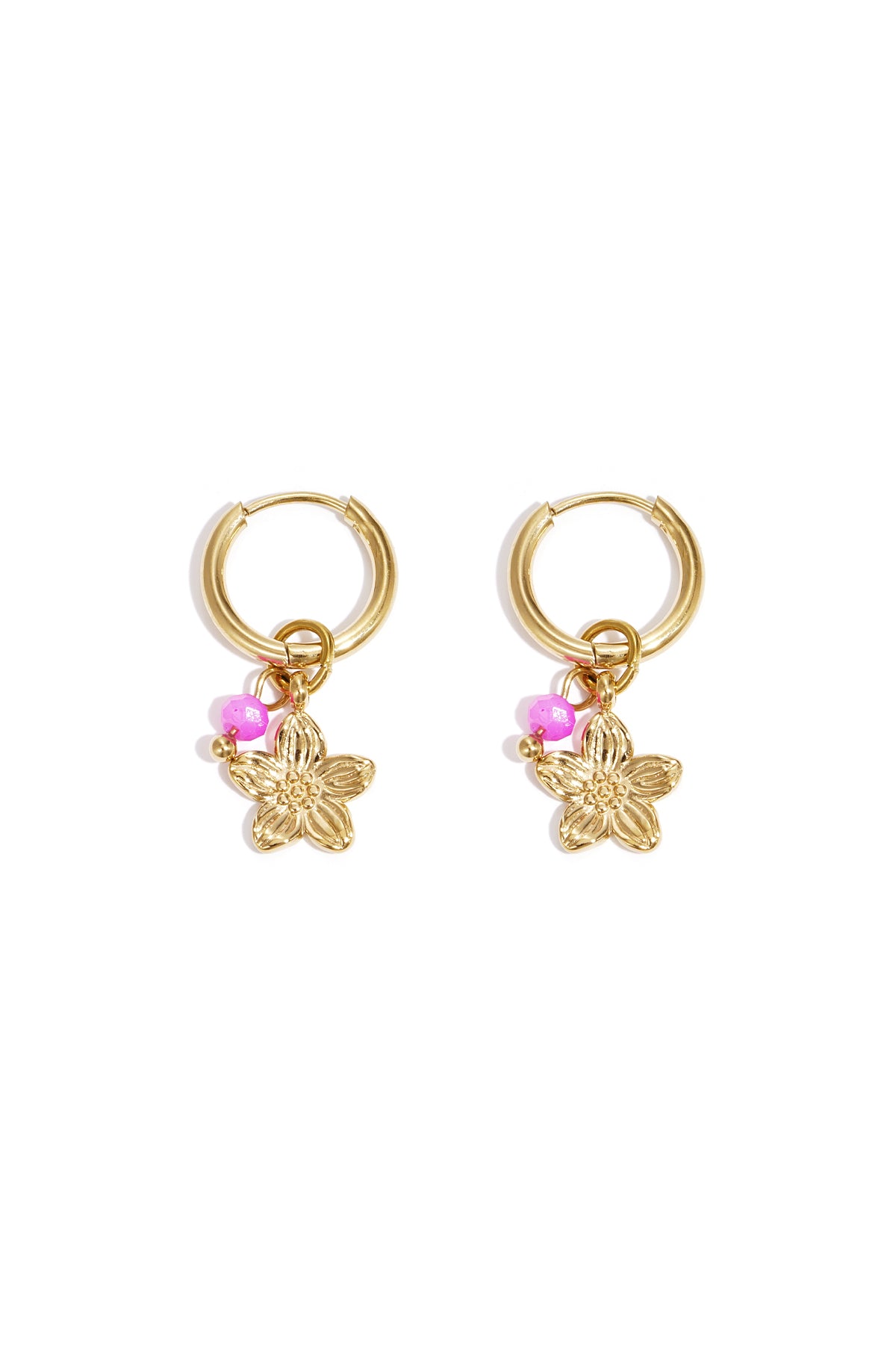 Boucles d'oreilles Fleur de Perle