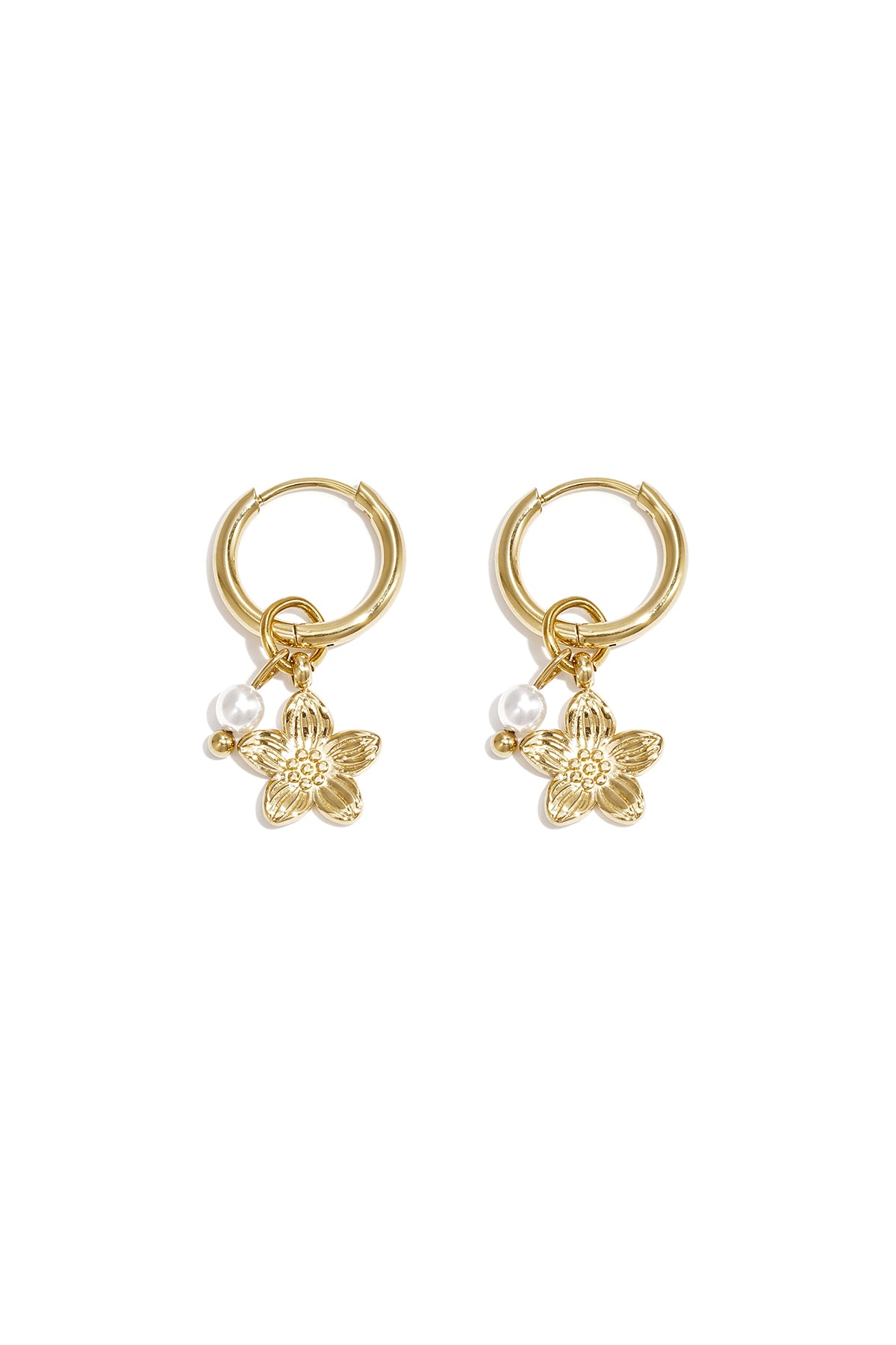 Boucles d'oreilles Fleur de Perle